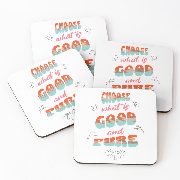 Item preview, Choose What is Good and Pure designed and sold by SoulThread Studio.