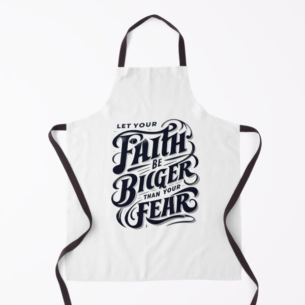 Item preview, Faith Overcomes Fear - Inspirational Typographic Poster designed and sold by latelierdechris.