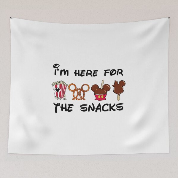 Item preview, "I’m Here for the Snacks & Drinks" – Fun Family Matching Party Shirt designed and sold by Colorful-Garden.
