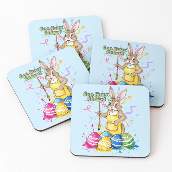 Item preview, Egg Hunt Ready: Bunny Mom Loves Painting designed and sold by Marwamay.