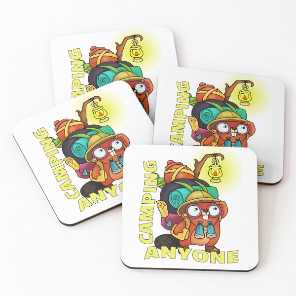 Item preview, Camping Anyone Beaver designed and sold by Lori Winslow Designs.