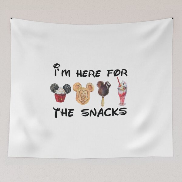 Item preview, "I’m Here for the Snacks & Drinks" – Fun Family Matching Party Shirt designed and sold by Colorful-Garden.