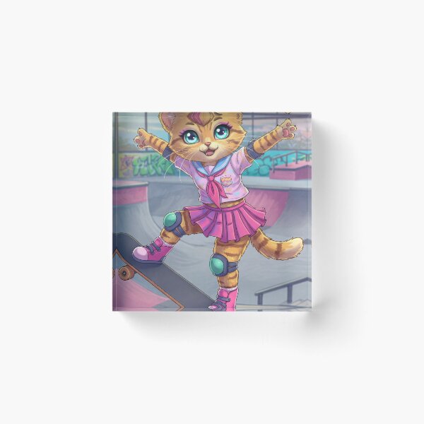 Item preview, Skating Kitty designed and sold by EyeCandyStuff.