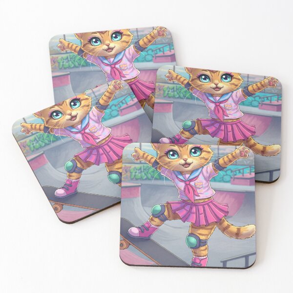 Item preview, Skating Kitty designed and sold by EyeCandyStuff.