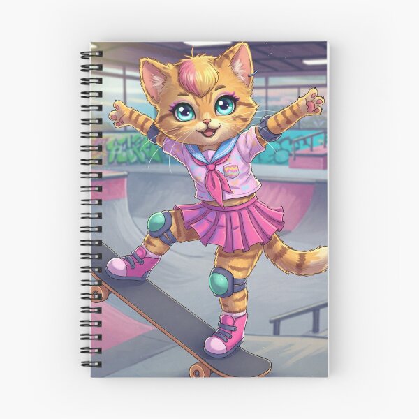 Item preview, Skating Kitty designed and sold by EyeCandyStuff.