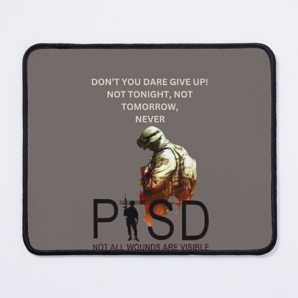 Item preview, PTSD Never Give Up designed and sold by T-Hand141Homestead.