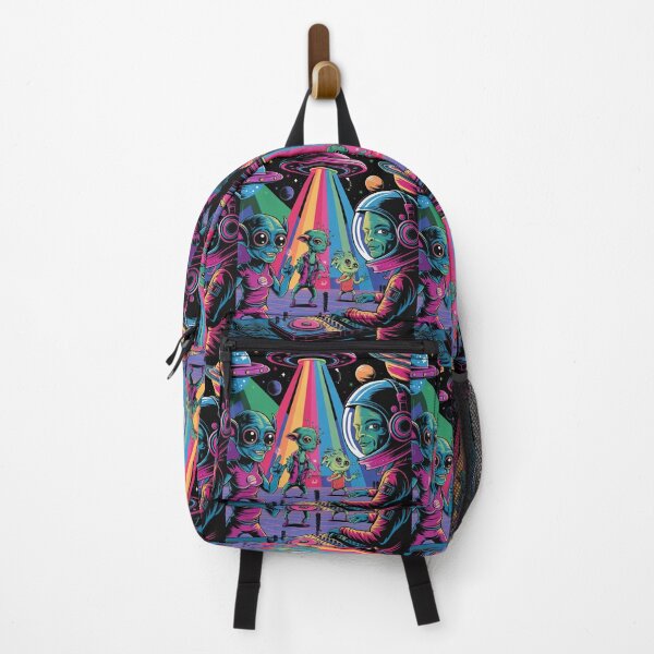 Item preview, Neon Space Rave – Alien Party Vibes designed and sold by Mystic Wild Studio.