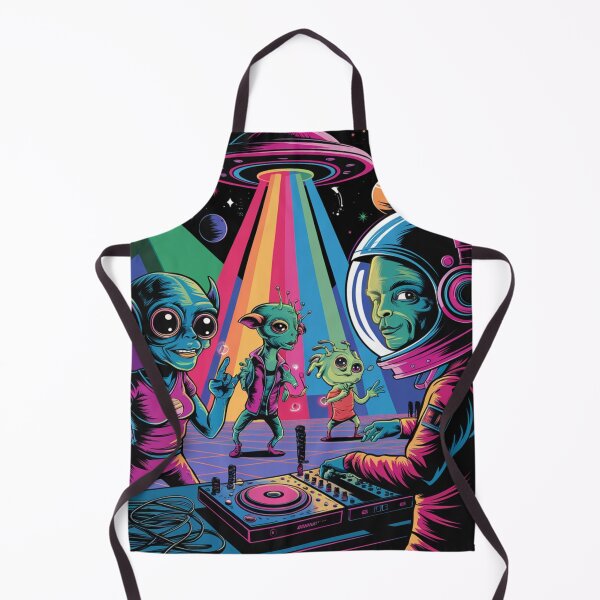 Item preview, Neon Space Rave – Alien Party Vibes designed and sold by Mystic Wild Studio.