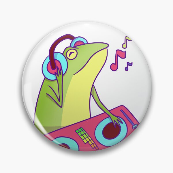 Item preview, DJ Frog designed and sold by MisaCroak.