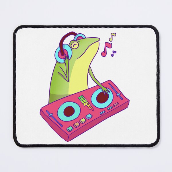 Item preview, DJ Frog designed and sold by MisaCroak.