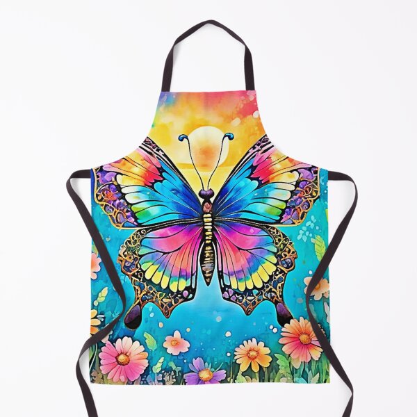 Item preview, Vibrant Floral Butterfly Glow Design designed and sold by Health And Fitness Posts e-Store.