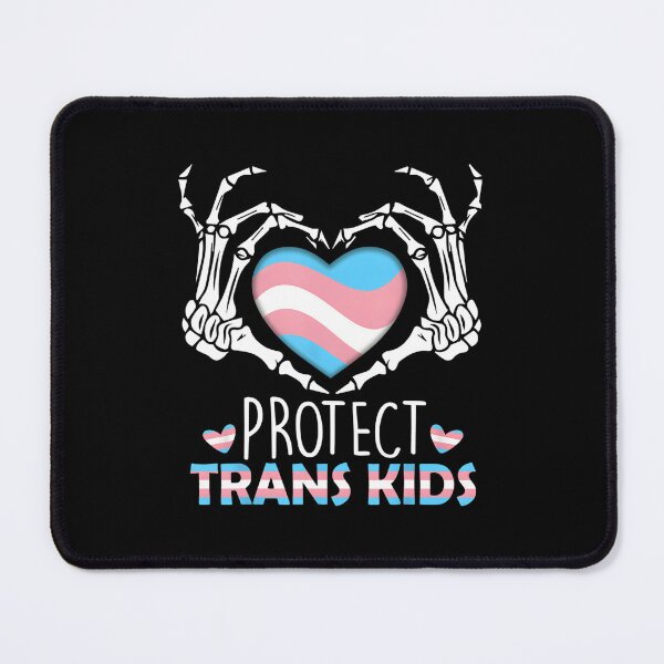 Item preview, Protect Trans Kids Skeleton Heart Transgender Flag Equality designed and sold by Cute-Collection.