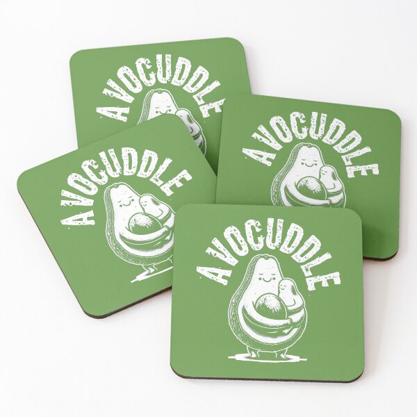 Item preview, Avocuddle Avocado Puns designed and sold by DemureArtsy.