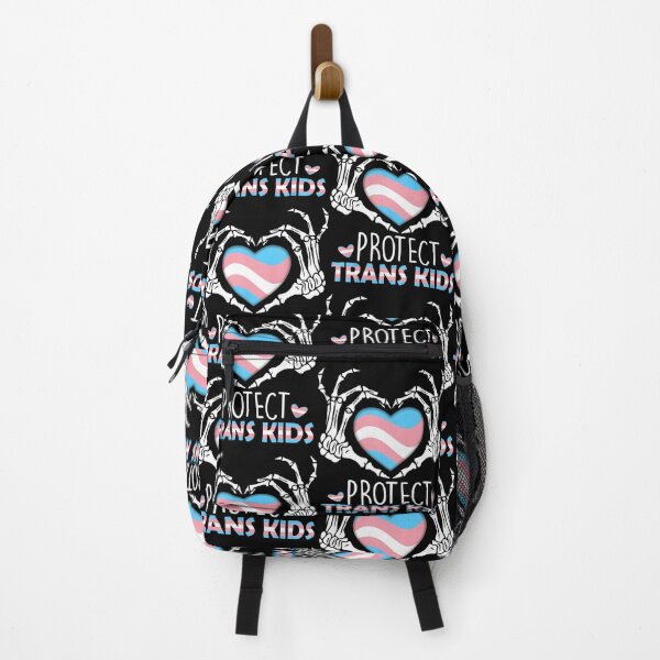 Item preview, Protect Trans Kids Skeleton Heart Transgender Flag Equality designed and sold by Cute-Collection.
