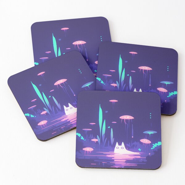 Item preview, Neon Pond Spirits – Just Vibes in the Glow designed and sold by Bearabilia.