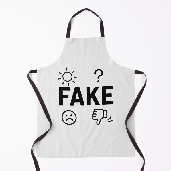 Aperçu de l'œuvre FAKE – Sarcastic Minimalist Statement créée et vendue par Bratak.