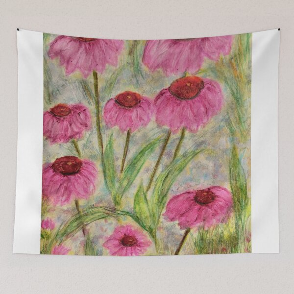 Item preview, Pink And Red Coneflowers designed and sold by kahoutek24.