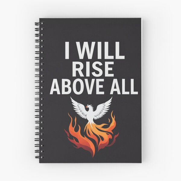 Item preview, I will rise above all design designed and sold by Motivated Sensei.