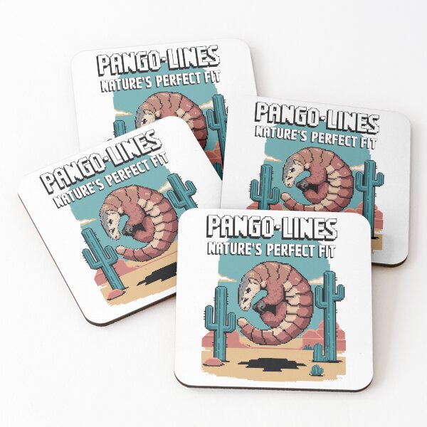 Item preview, Pango-Lines – Pixel Art Pangolin Nature designed and sold by NaturePixel.