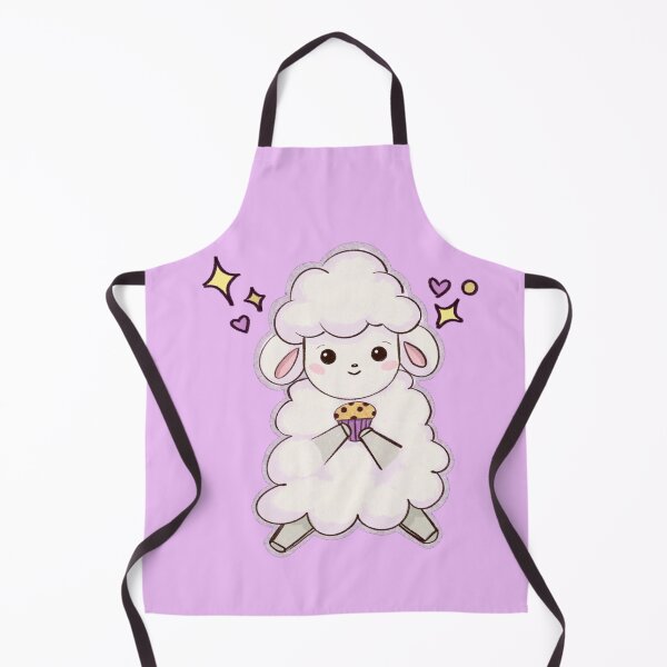 Item preview, Kawaii cute baby sheep with cupcake designed and sold by altairaleon.