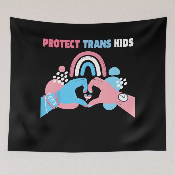 Item preview, Protect Trans Kids Transgender Flag designed and sold by Cute-Collection.