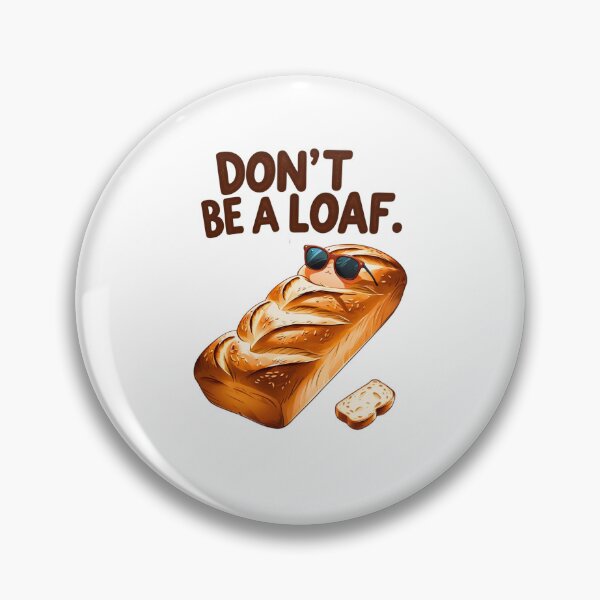 Item preview, Lazy Bread Loaf - Cute & Funny designed and sold by BaisaStudio.