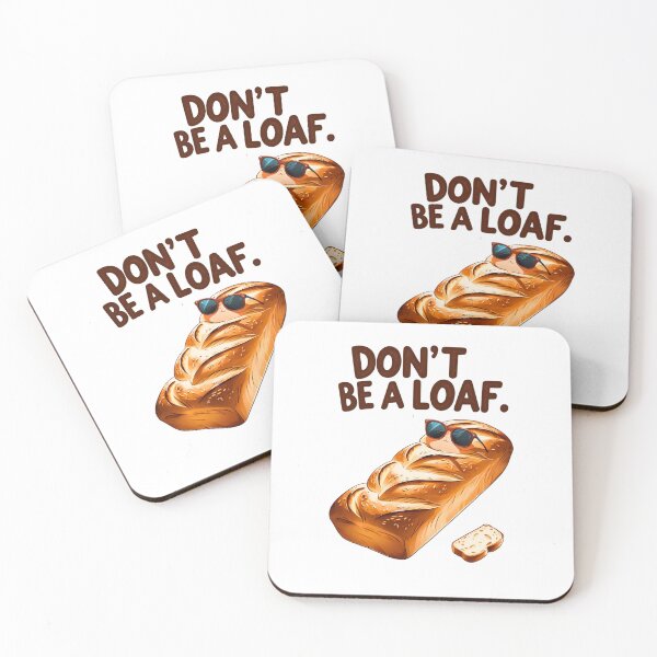Item preview, Lazy Bread Loaf - Cute & Funny designed and sold by BaisaStudio.