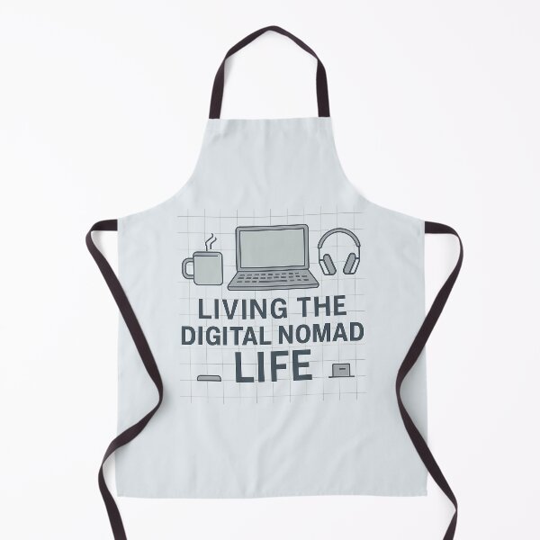 Item preview, Living the Digital Nomad Life – Minimalist Remote Work Design designed and sold by Bratak.