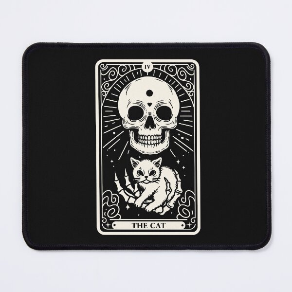 Item preview, The Cat Tarot Skull designed and sold by Eoli Studio.