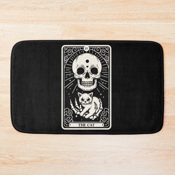 Item preview, The Cat Tarot Skull designed and sold by Eoli Studio.