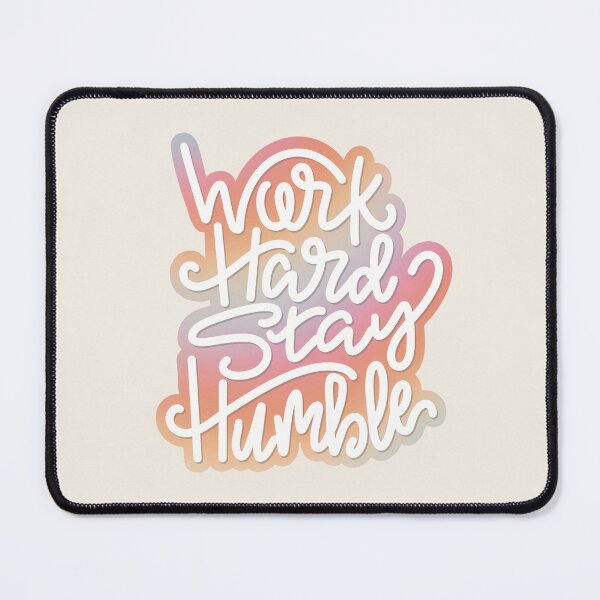 Item preview, Work Hard • Rainbow designed and sold by TheSurprisedFox.