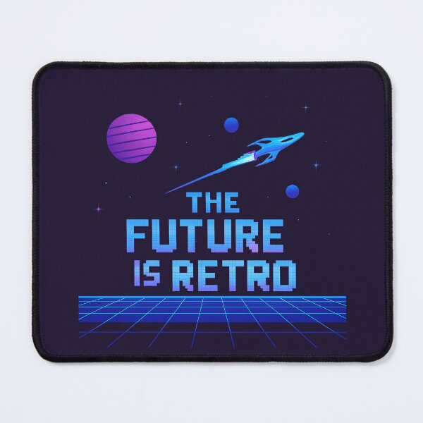 Item preview, The Future is Retro – Neon Space Arcade Vibes designed and sold by Bratak.