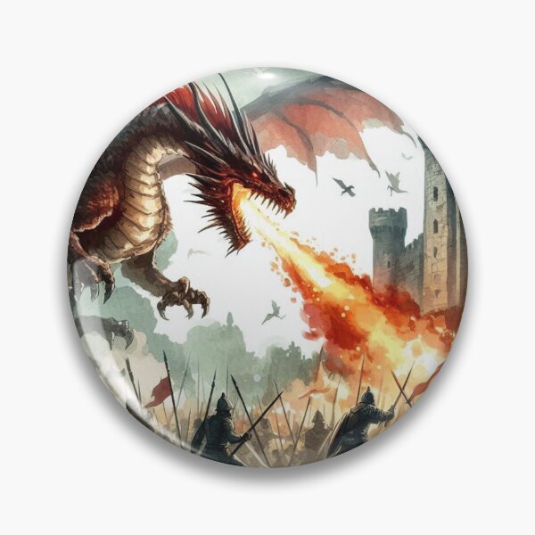 Item preview, Dragons Breathing Fire designed and sold by erkinmaddison.
