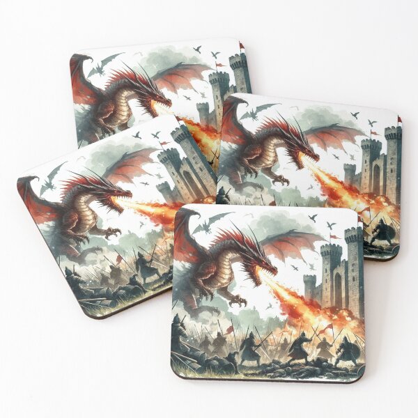 Item preview, Dragons Breathing Fire designed and sold by erkinmaddison.