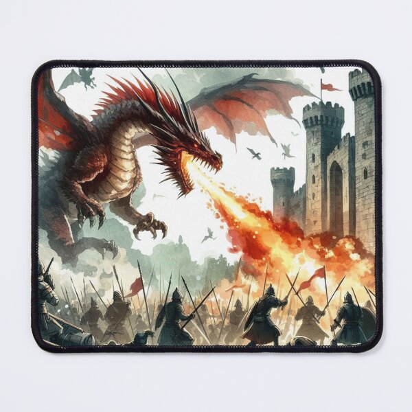 Item preview, Dragons Breathing Fire designed and sold by erkinmaddison.