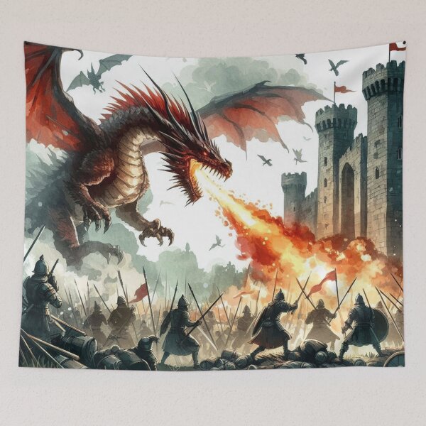Item preview, Dragons Breathing Fire designed and sold by erkinmaddison.
