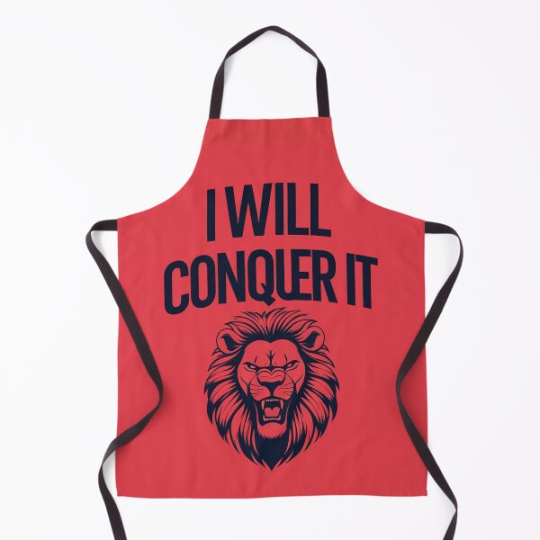 Item preview, I will conquer it design designed and sold by Motivated Sensei.