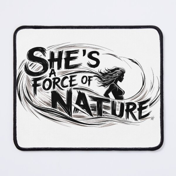 Item preview, Force of Nature – Woman Silhouette Amidst Waves designed and sold by DesignByJBreed.