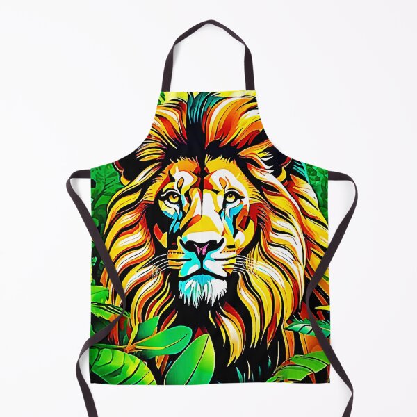 Item preview, Jungle Lion Pop Art Design designed and sold by Health And Fitness Posts e-Store.