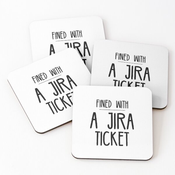 Item preview, Fined with a Jira Ticket designed and sold by Noise & Vapors.