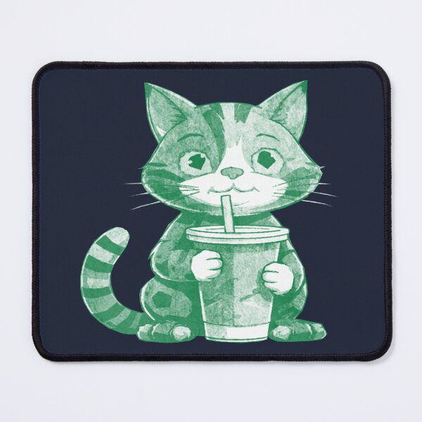 Item preview, Cat drink iced coffee designed and sold by kinpirks.