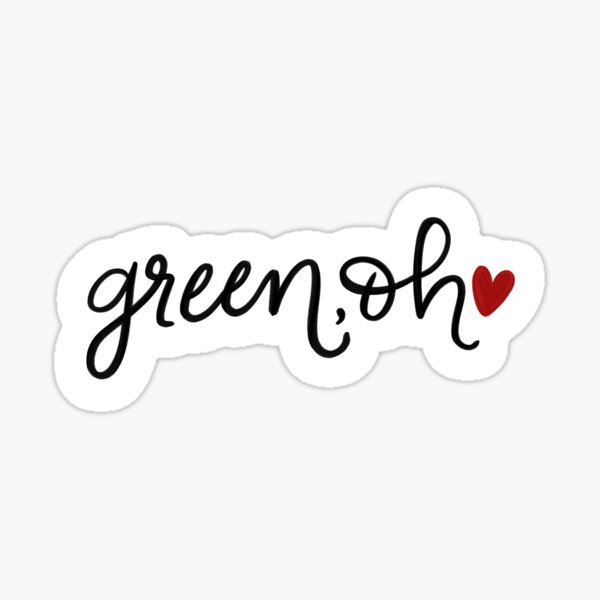 Item preview, Green, Ohio Heart designed and sold by serafineaandd.