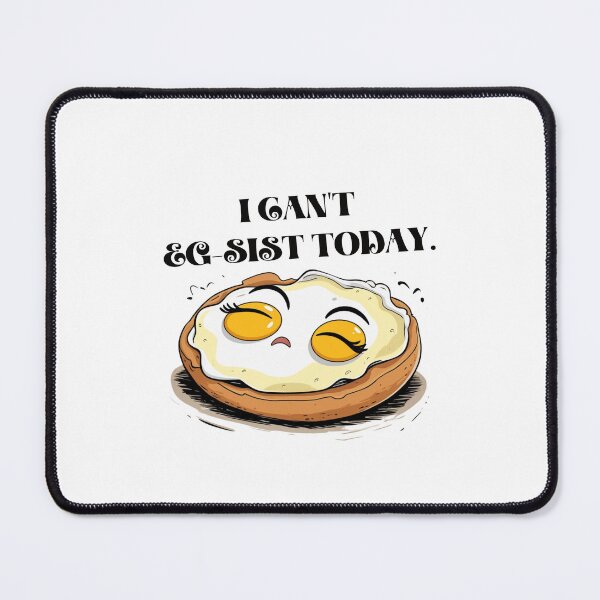 Item preview, I Can’t Egg-sist Today – Funny Lazy Egg designed and sold by BaisaStudio.