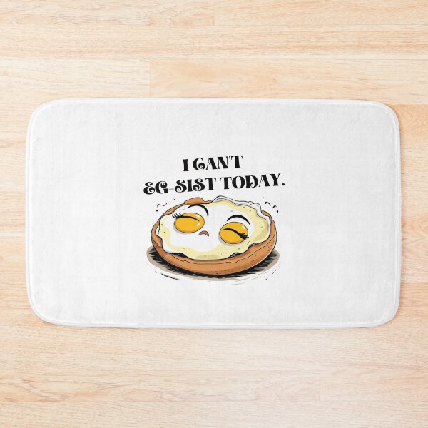 Item preview, I Can’t Egg-sist Today – Funny Lazy Egg designed and sold by BaisaStudio.
