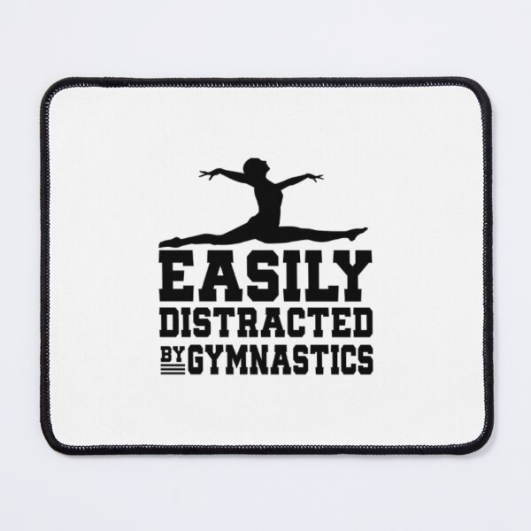 Item preview, "Easily Distracted by Gymnastics" – Fun & Playful Gymnast Lifestyle Design designed and sold by Colorful-Garden.