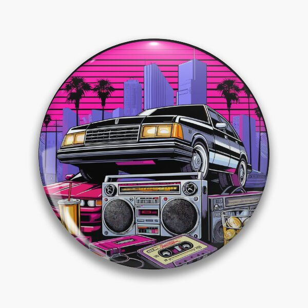 Item preview, Compact Cassette Ghetto Blaster 90s Retro Gift designed and sold by Pineapple-Tree.