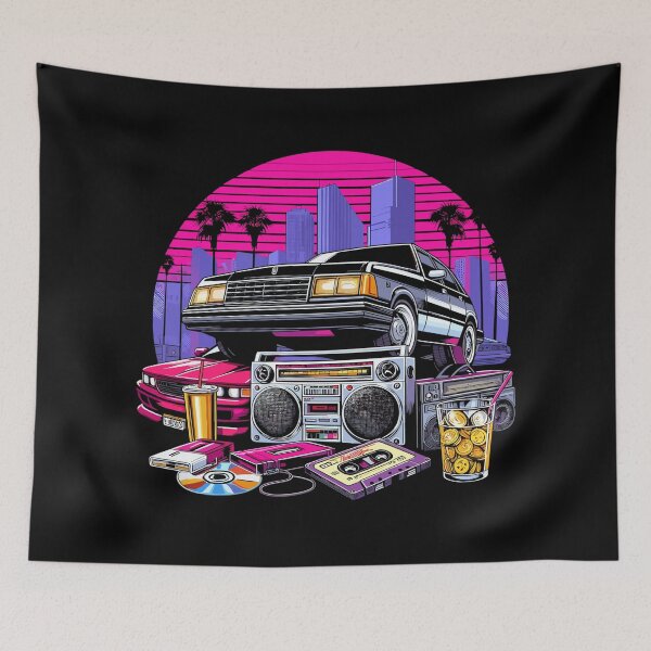 Item preview, Compact Cassette Ghetto Blaster 90s Retro Gift designed and sold by Pineapple-Tree.