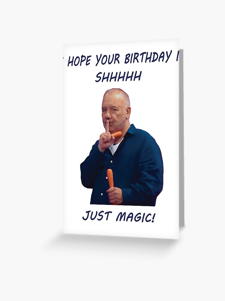 Thumbnail 1 von 2, Grußkarte, Lustiger Bob Mortimer - Ich hoffe, dein Geburtstag ist Ps ... designt und verkauft von eggtartstudio.