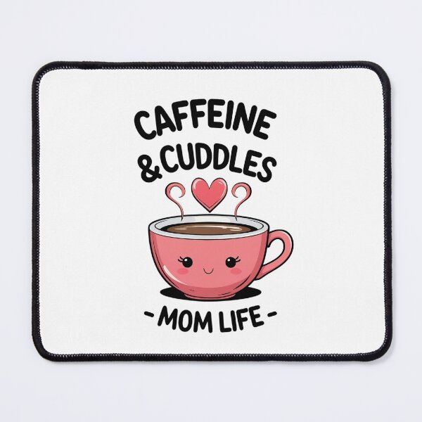 Item preview, "Caffeine & Cuddles: A Charming Coffee Cup Design for Mothers designed and sold by DigitalColorInk.