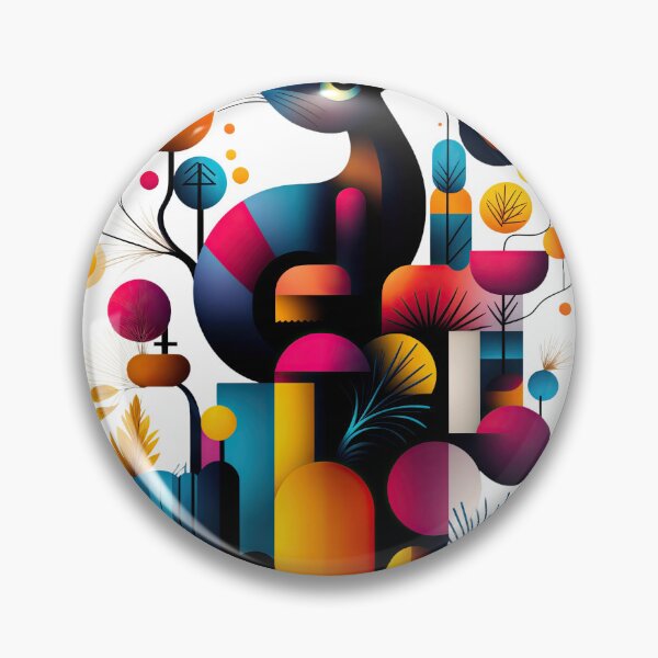 Item preview, Vibrant Geometric Mouse Art – Abstract Nature Aesthetic designed and sold by ForeverPrintsOK.